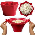 Popcorn Bøtte Silikone Folde Popcorn skål